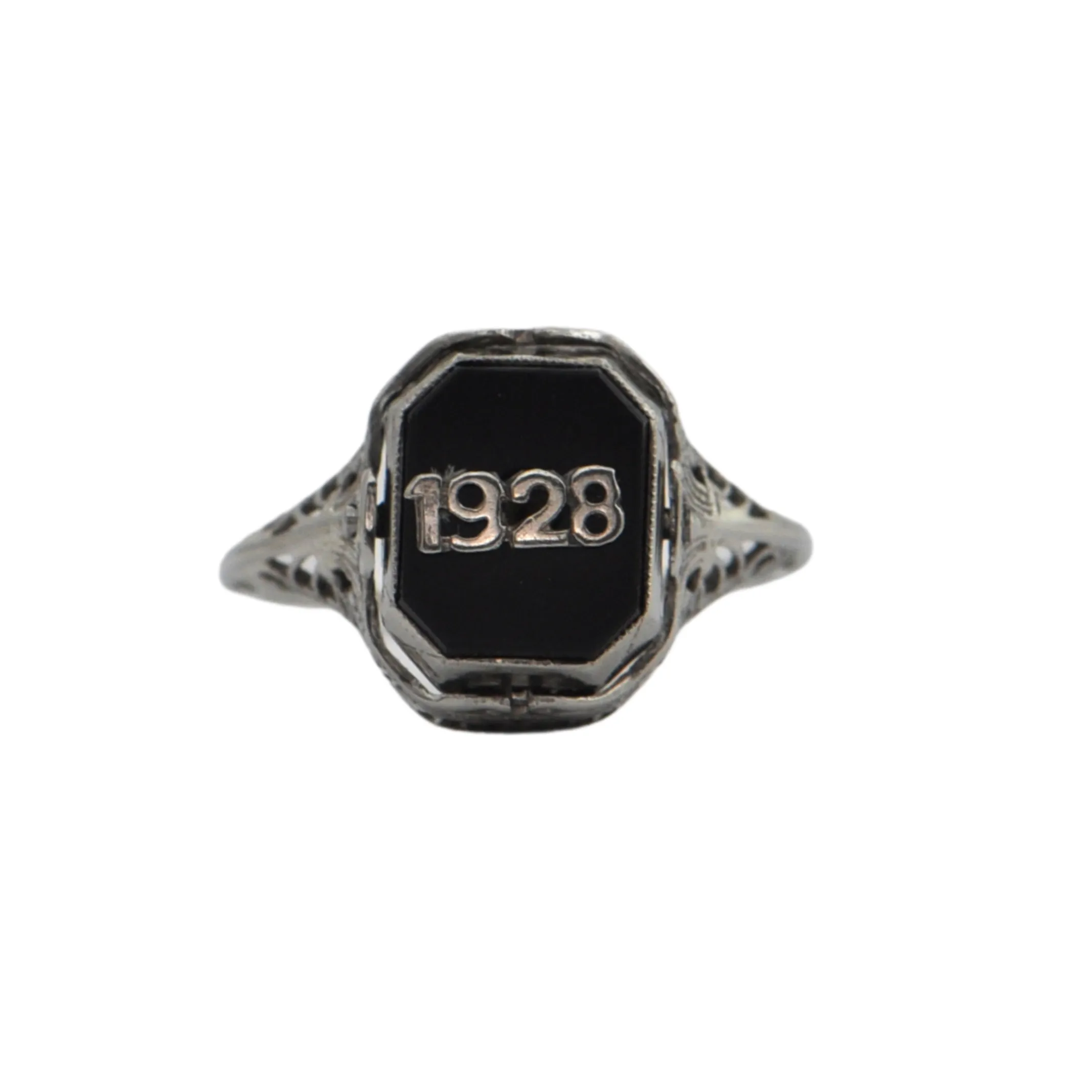 1928 Cameo and Onyx Flip Ring