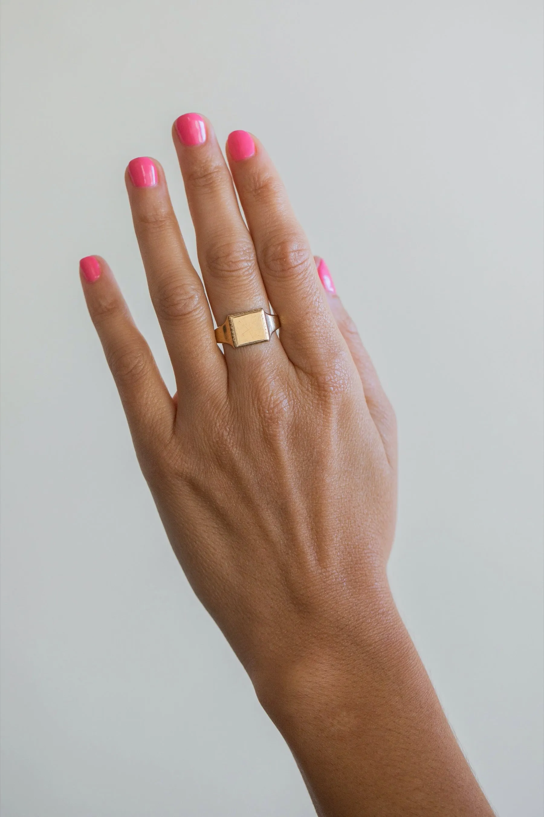 1940s Square Signet Ring