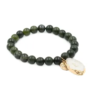 Agate Collection - Moss Bracelet 8mm (Wholesale)