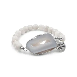 Agate Collection - Silver Flurry Bracelet