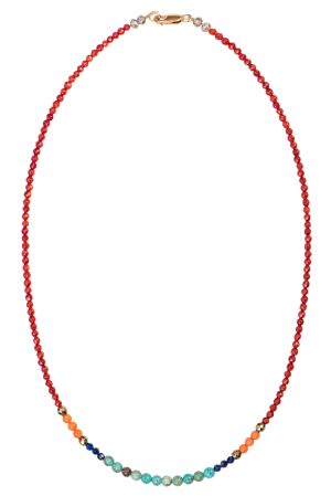 Ann Vlach Coral Sunset Necklace