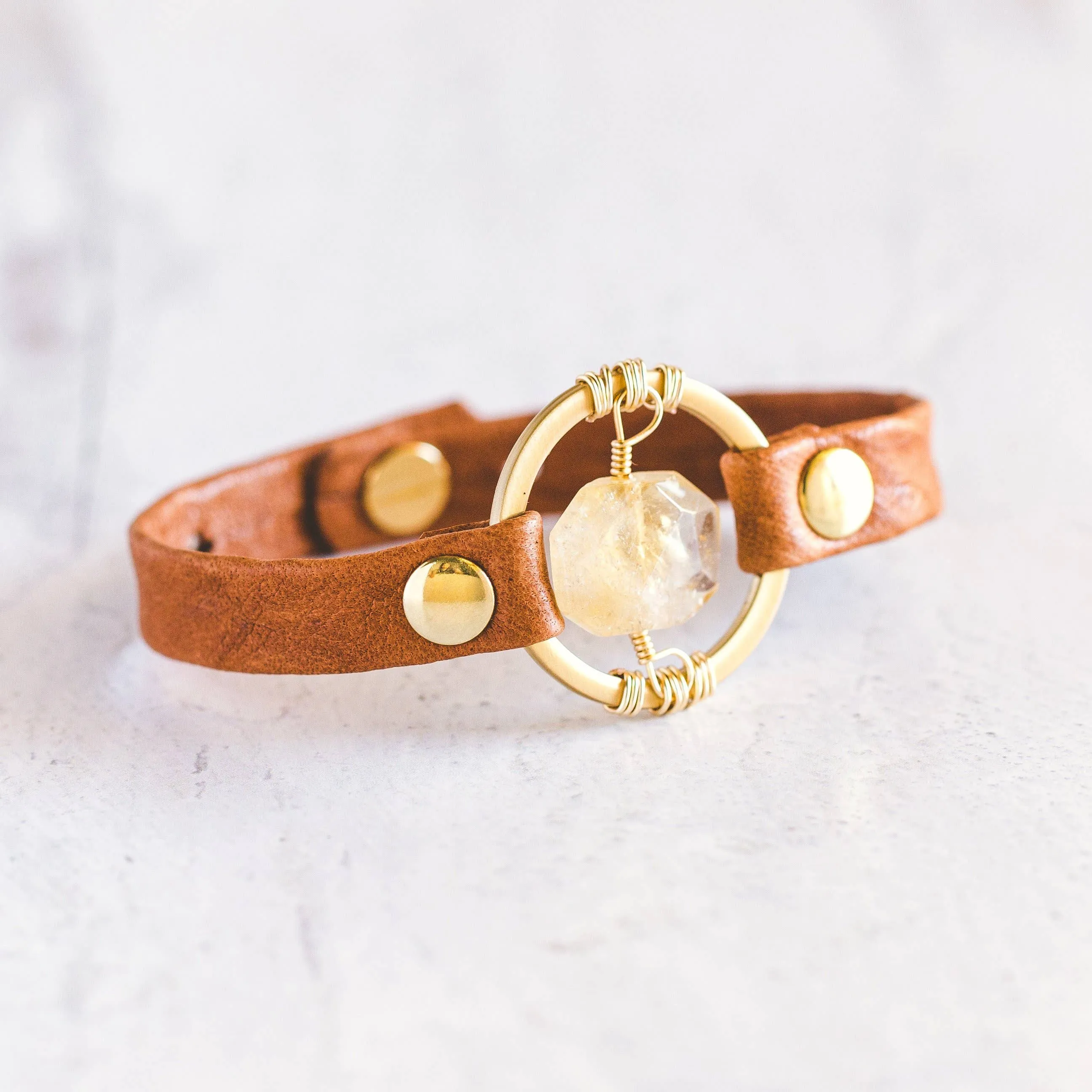 Be The Light Bracelet - Gold - Citrine (3 Colors)