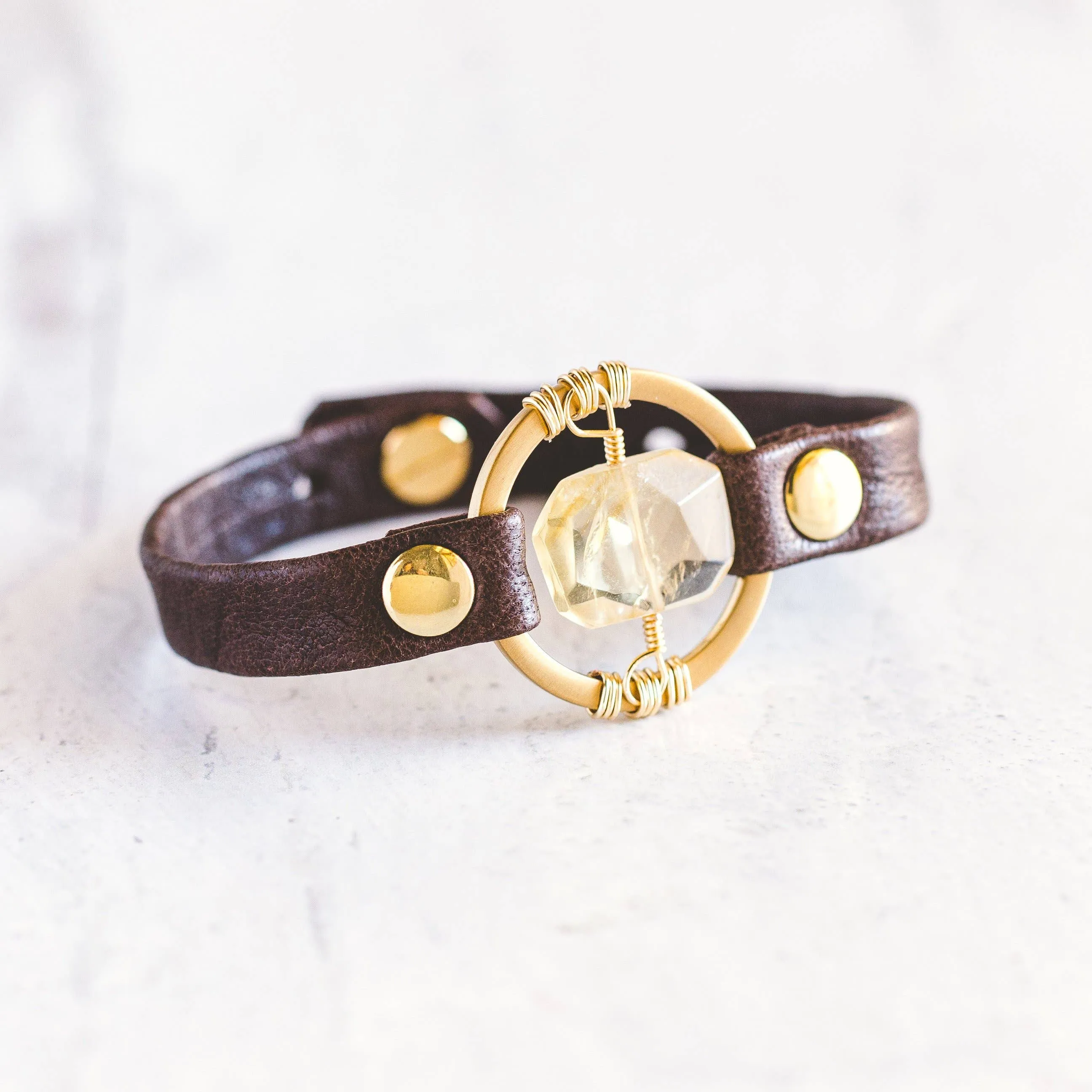 Be The Light Bracelet - Gold - Citrine (3 Colors)