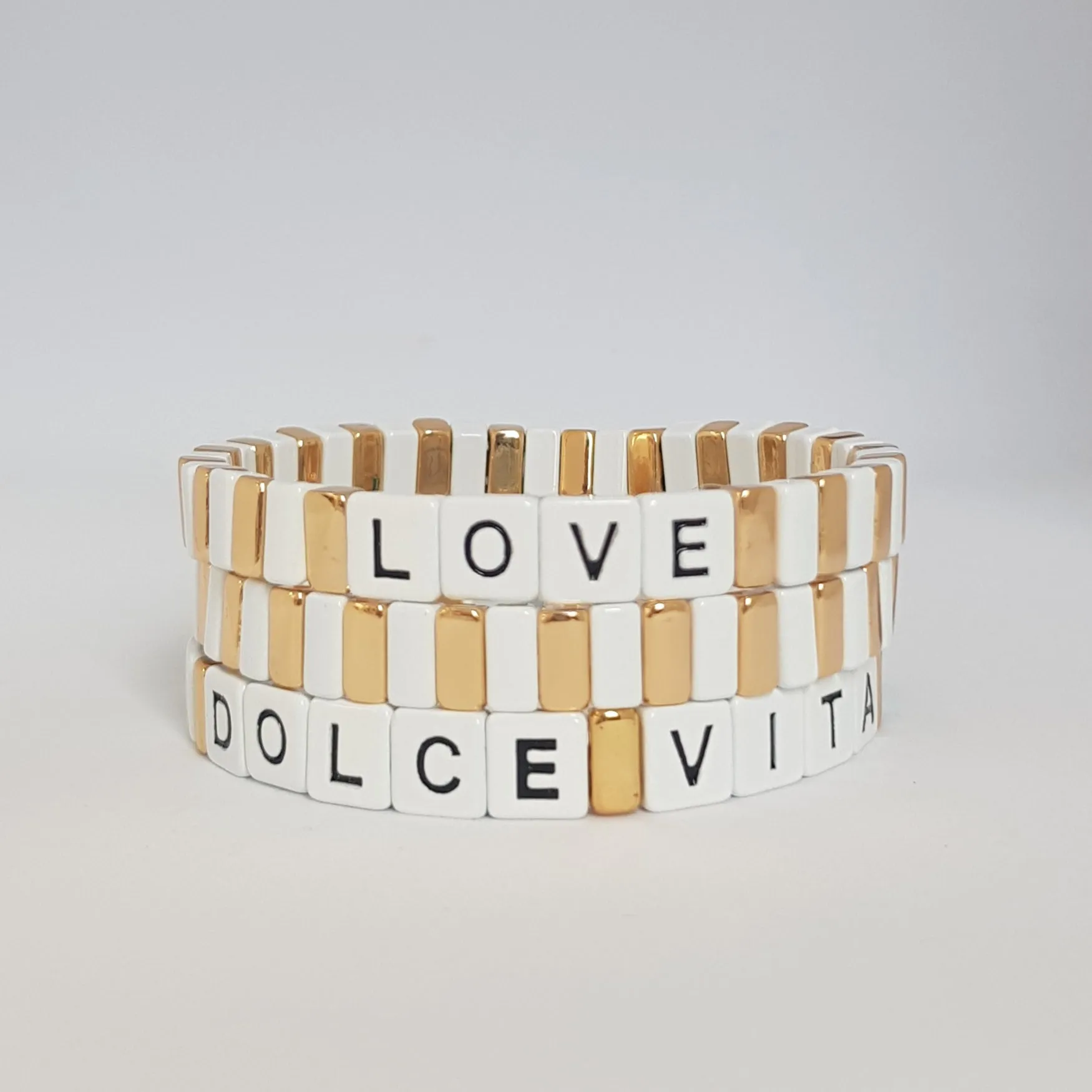 Boho Enamel Tile Bracelet | Dolce Vita