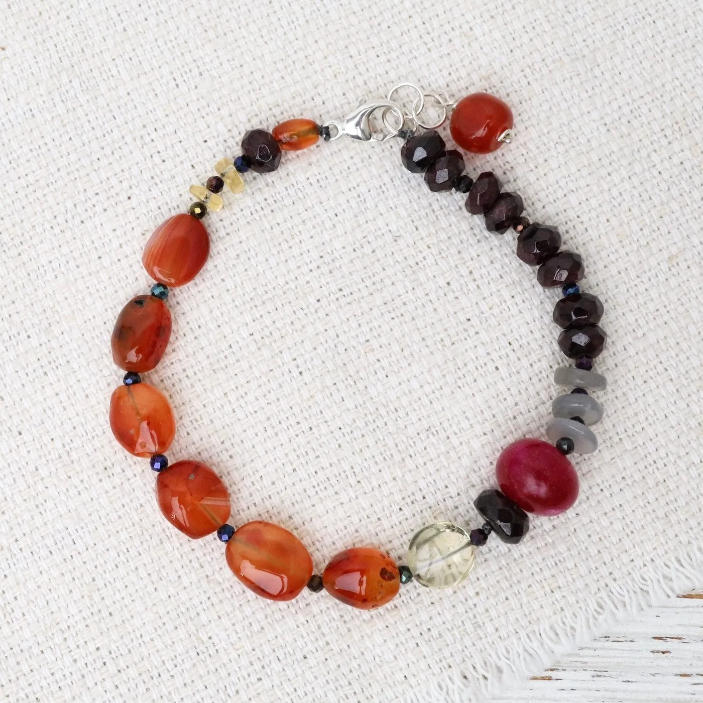 Carnelian Mix Bracelet