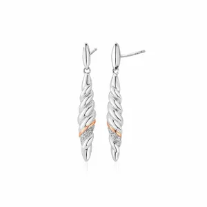 Clogau Lover's Twist Drop Earrings