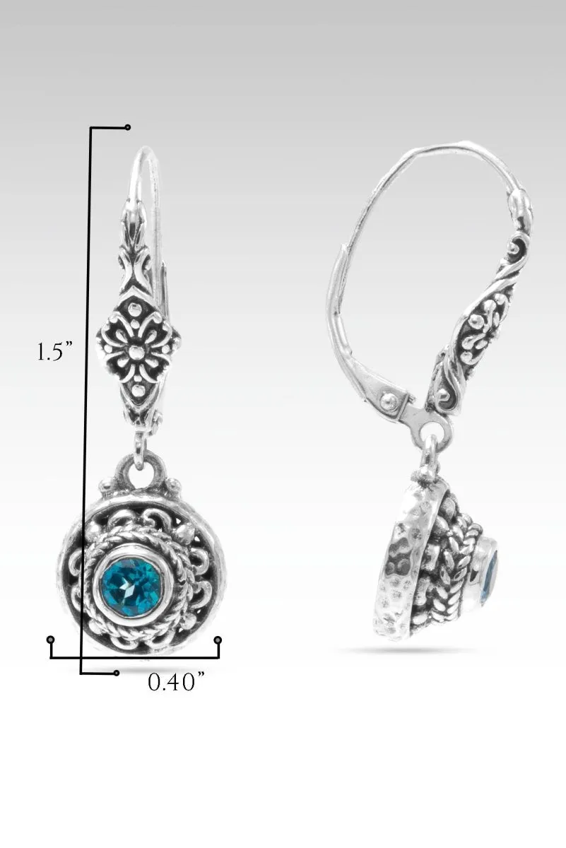 Embrace Kindness Earrings™ in Bali Breeze™ Mystic Topaz