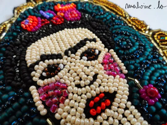 Frida Kahlo Portrait Oversized Statement Brooch