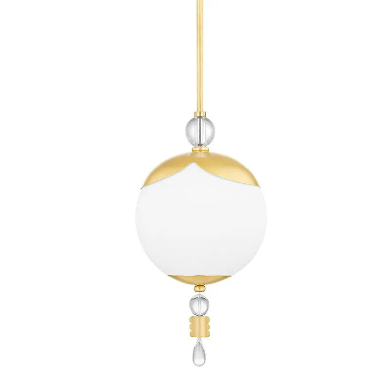 Hudson Valley KBS1748701S Perla 1-lt 10" Pendant