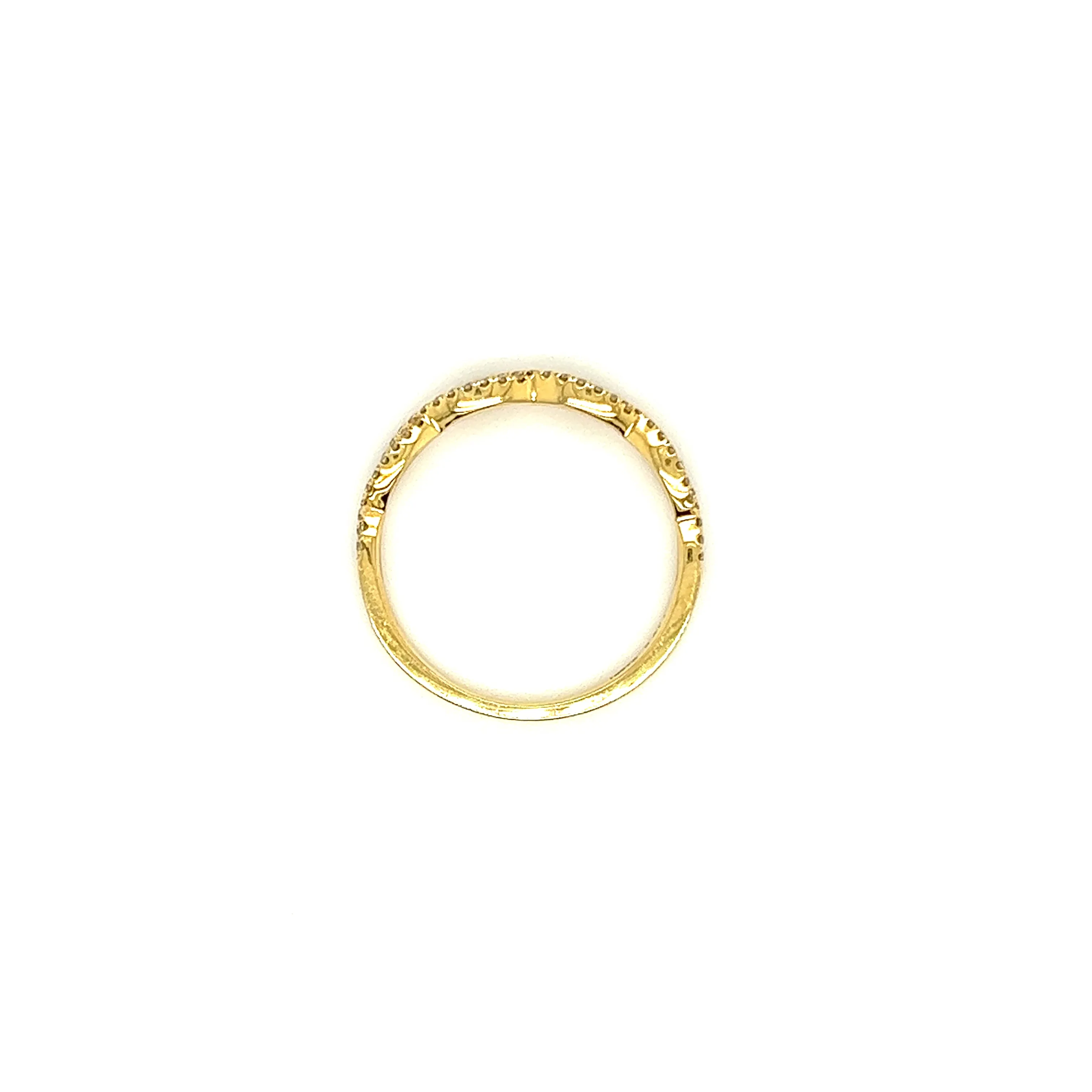 Infinity Diamond Ring with 0.21ctw of Diamonds in 14K Yellow Gold