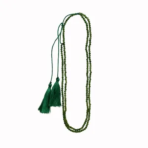 JADE TASSELS SUMMER NECKLACE