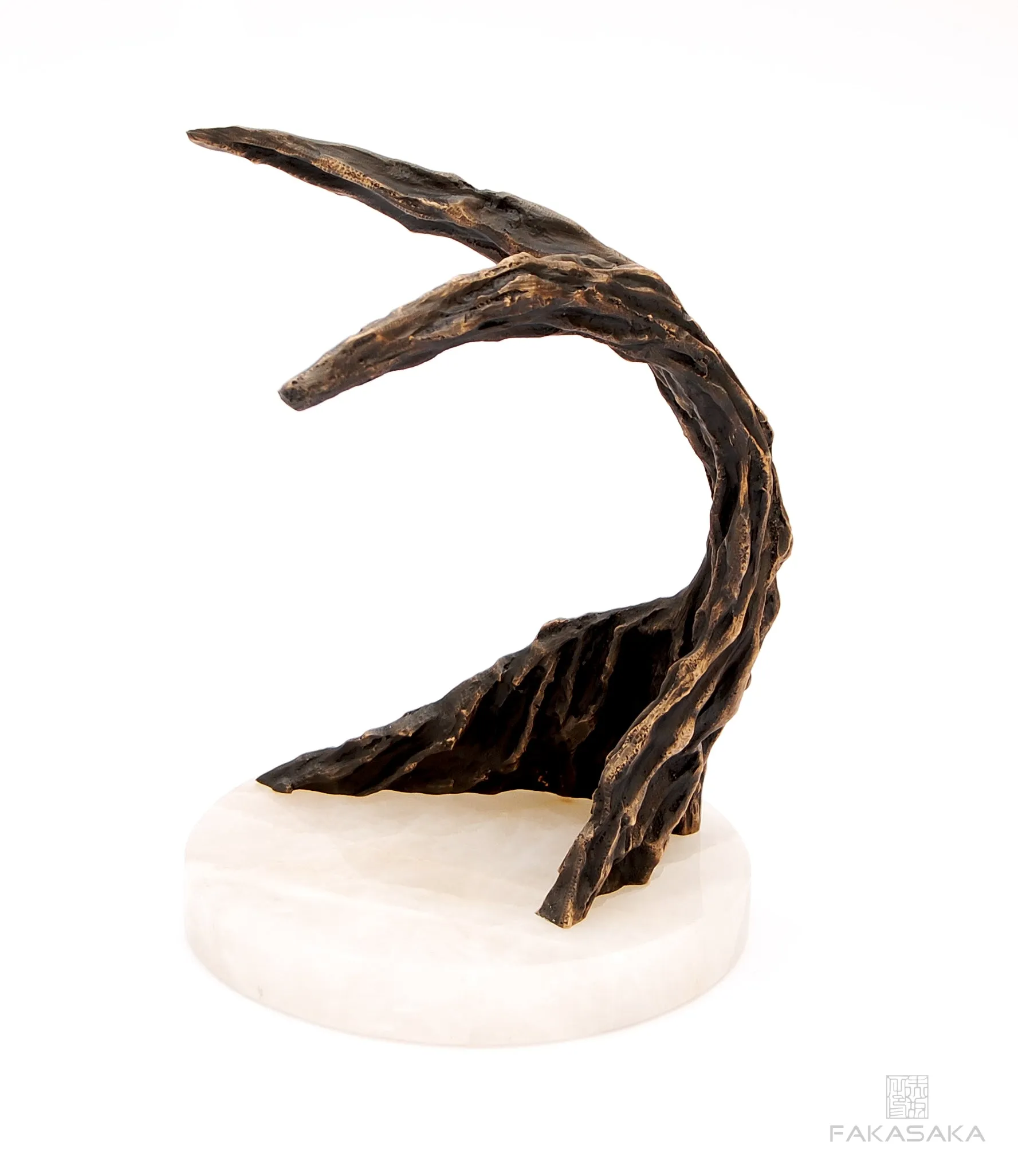 JOHNLEE 2<br><br>BOOKEND / DOOR HOLDER / SCULPTURE<br><br>BLACKBROWN BRONZE<br>ONYX