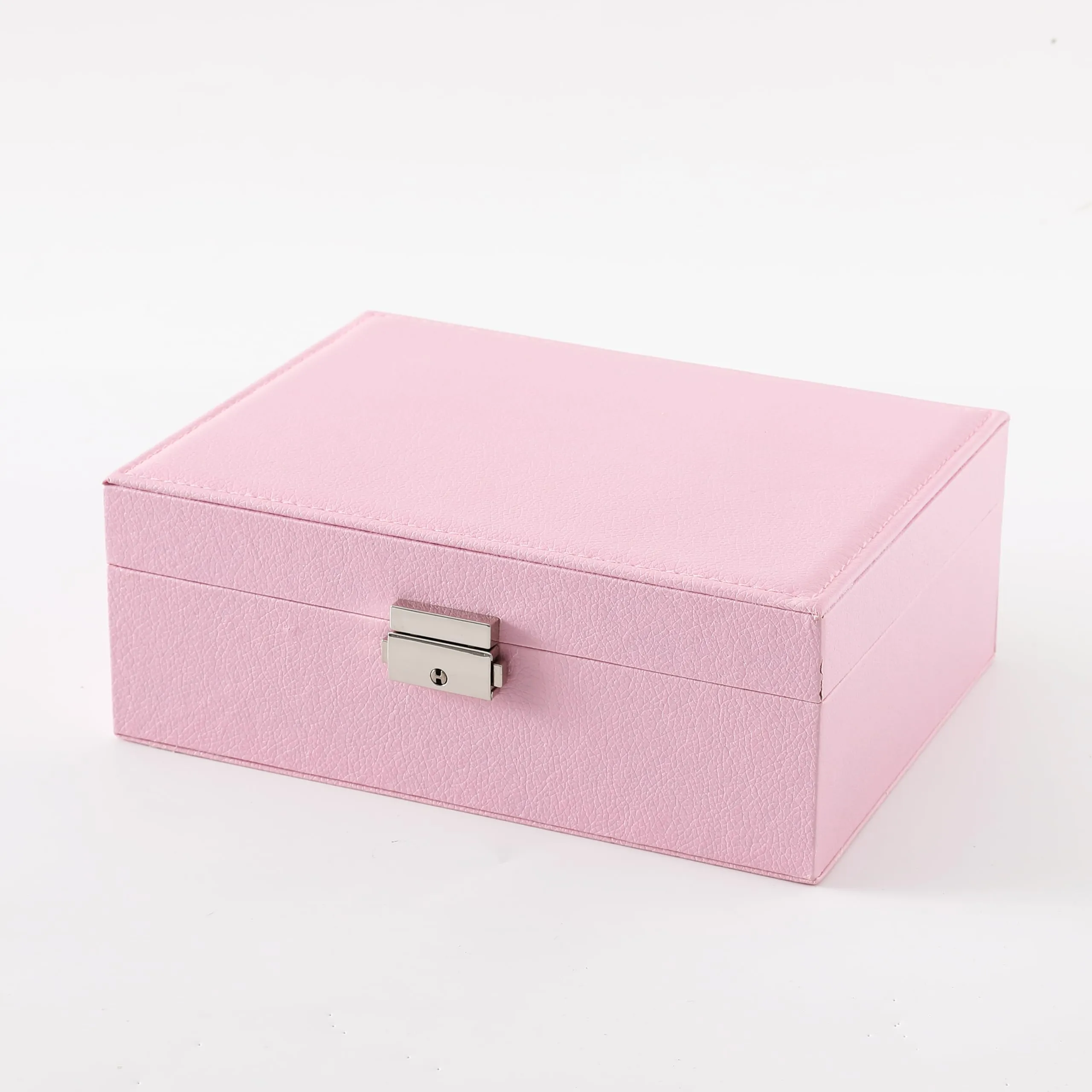 Kuber Industries Pack of 6 Mini Jewelry Box | Travel Jewellery Organizer Storage Box | Portable Case for Rings Earrings| Portable Jewelry Organizer | Proposal Gifts for Women Girl |YXX-026 | Pink