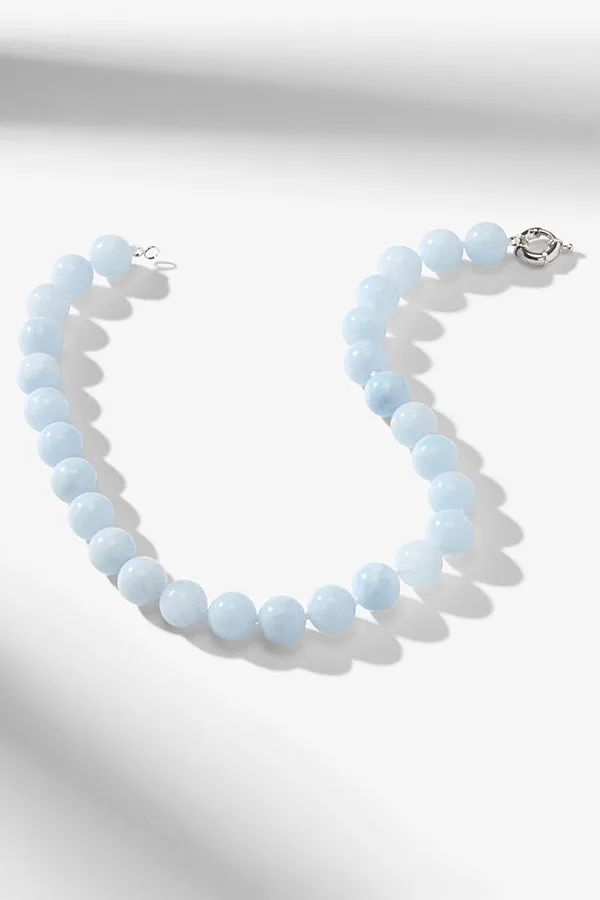 Leila Necklace :: Blue Jade