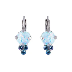 Medium Trio Cluster Leverback Earrings in "Ice Queen" *Custom*