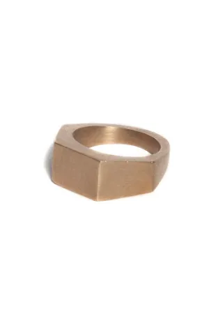 Monogram Bolt Ring