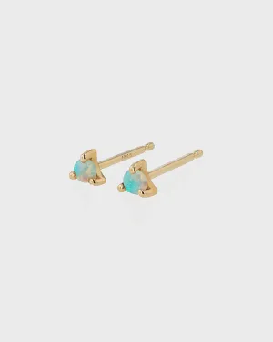 Opal Birthstone Earring