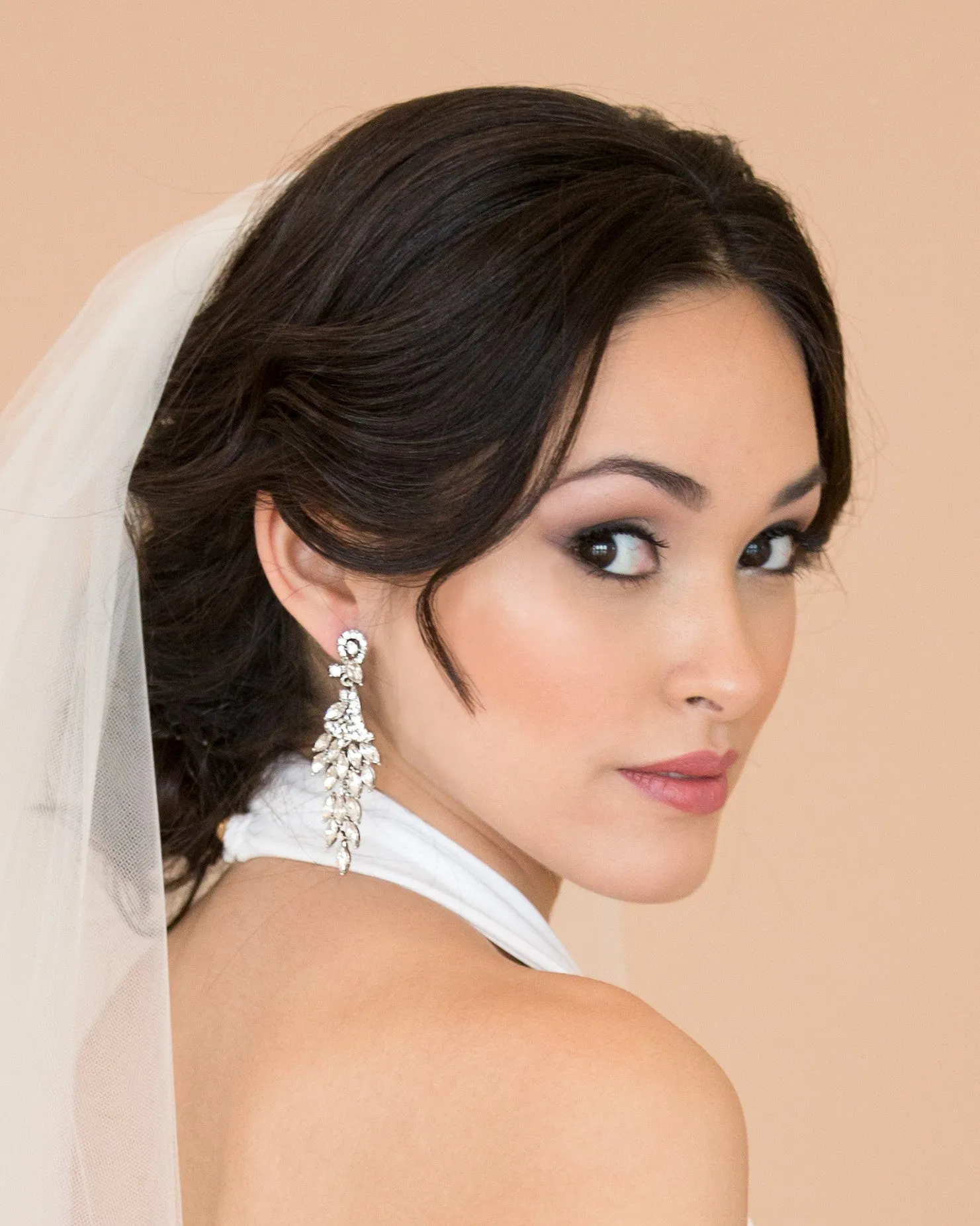 Peacock Bridal Earrings