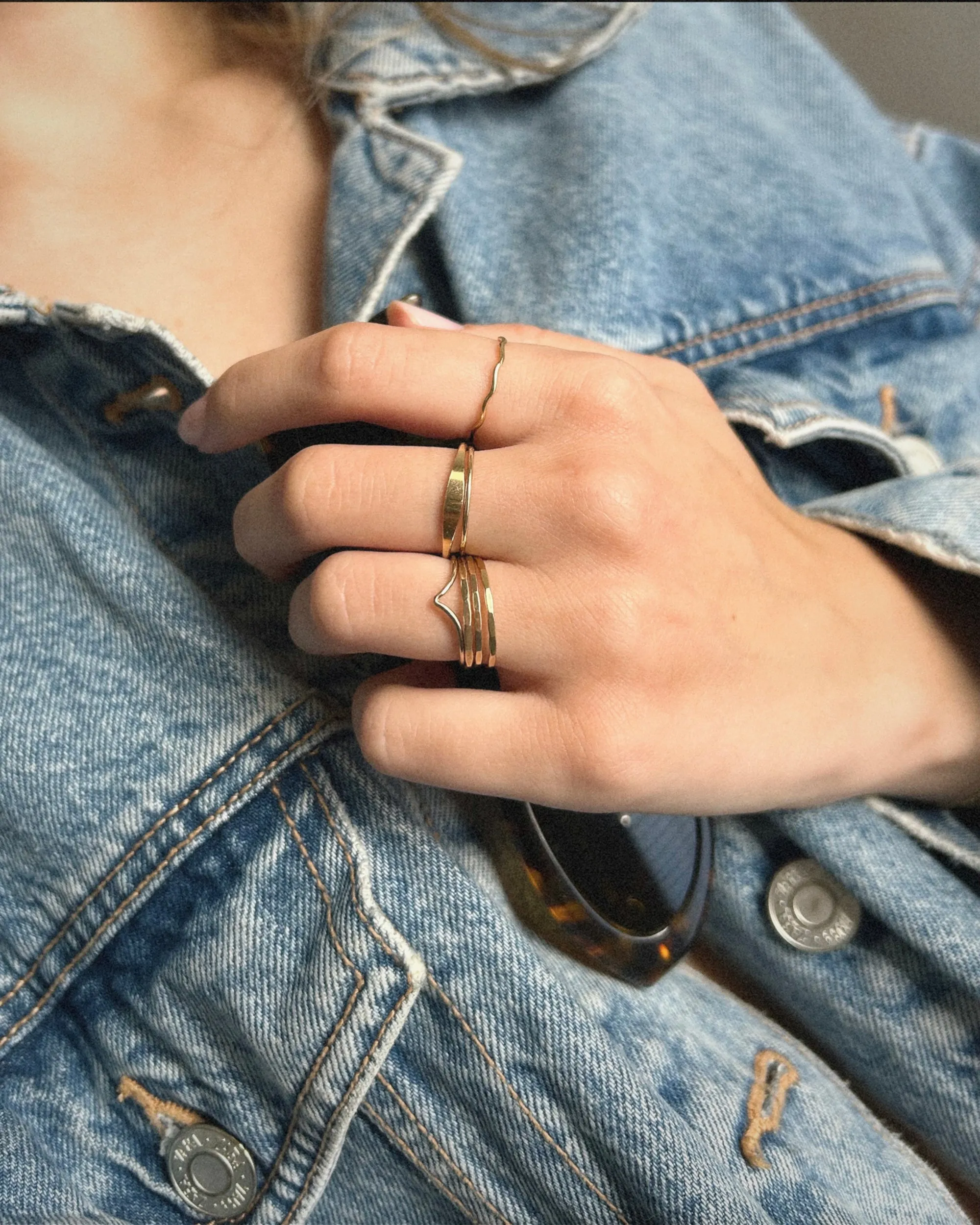 Petite Signet Stacking Ring