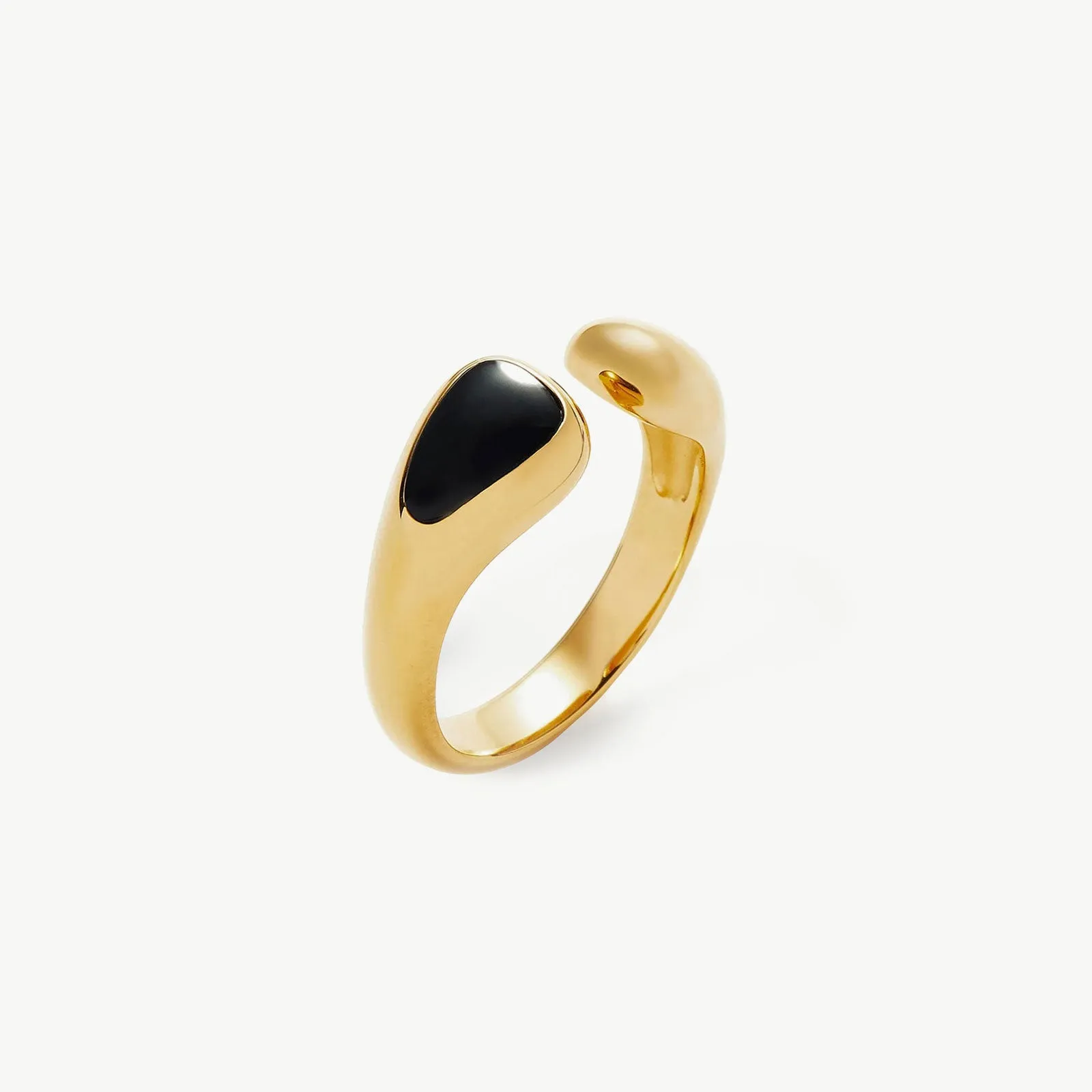 Savi Sculptural Onyx Open Ring