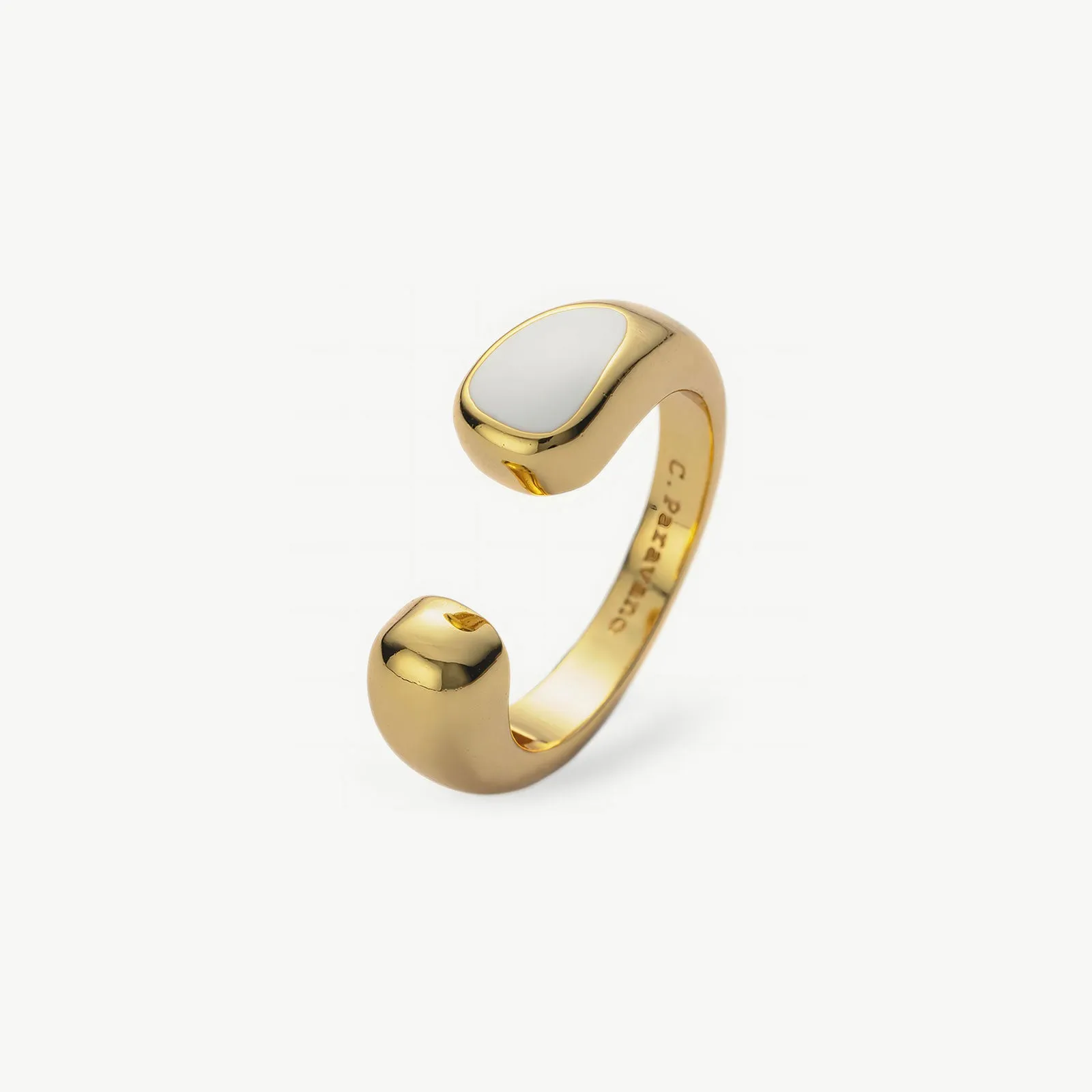 Savi Sculptural Onyx Open Ring