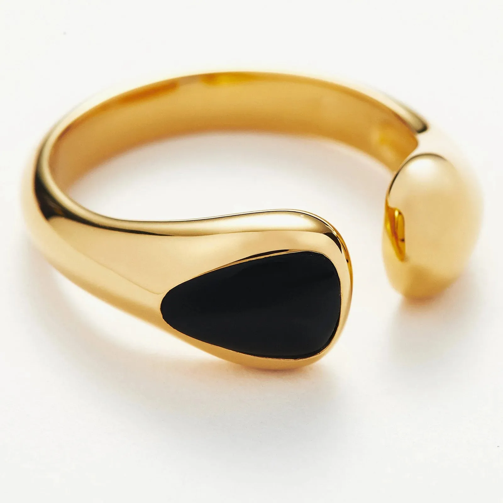 Savi Sculptural Onyx Open Ring