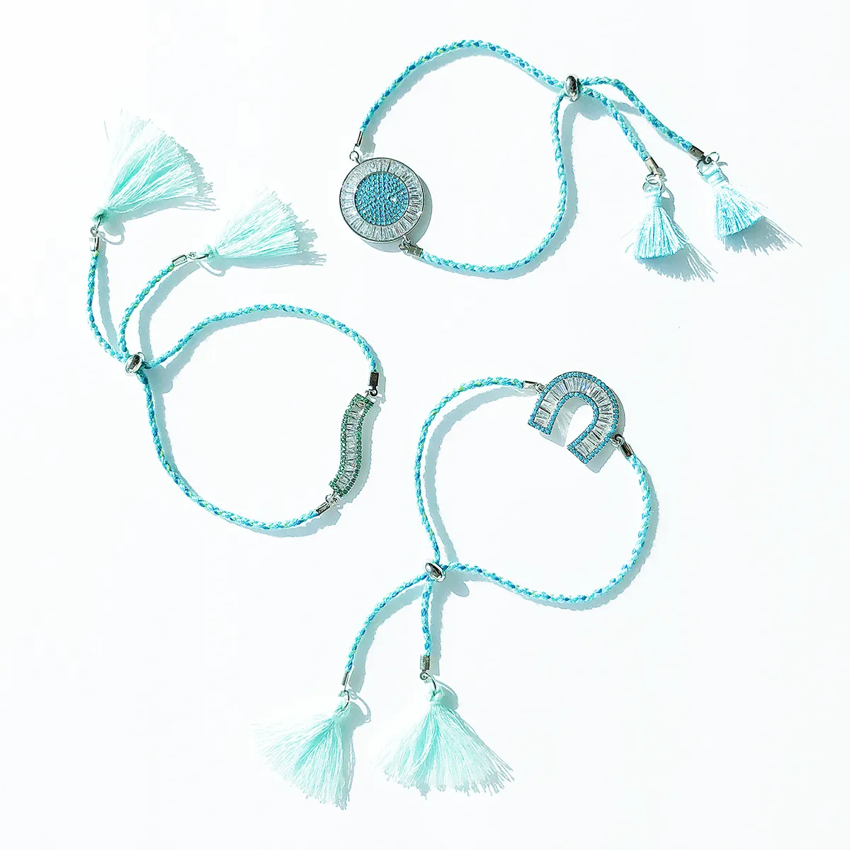 SIDI HORSESHOE TURQUOISE TASSELS BRACELET