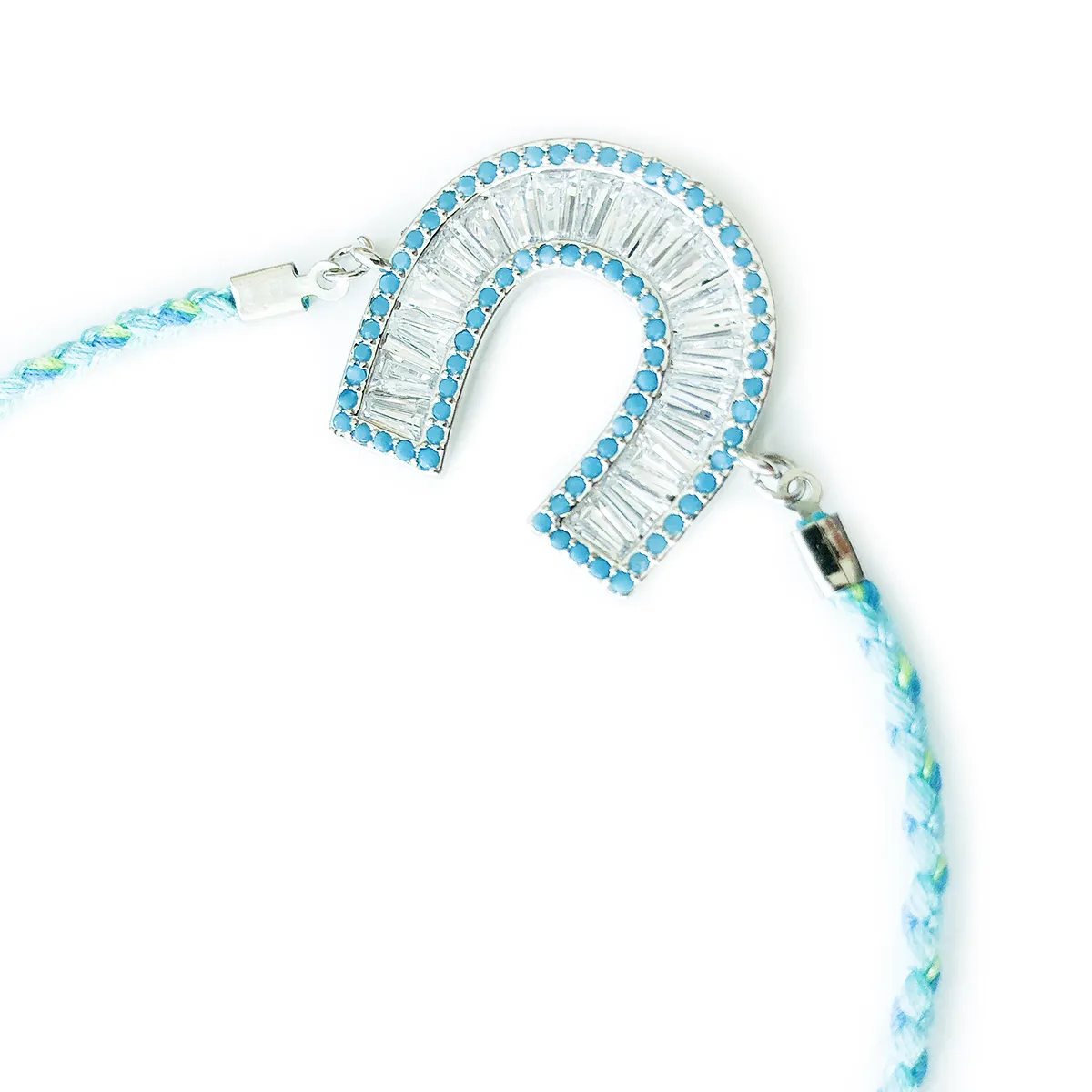 SIDI HORSESHOE TURQUOISE TASSELS BRACELET