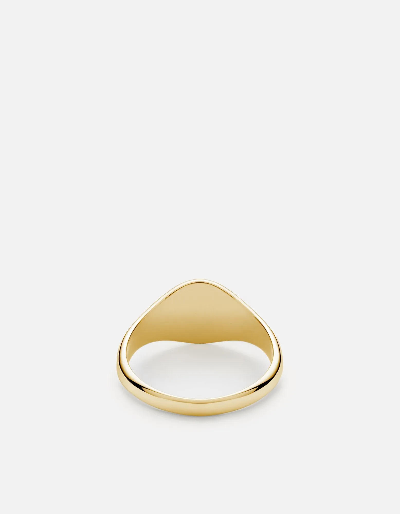 Signet Ring, 14k Gold/ 3 Letter