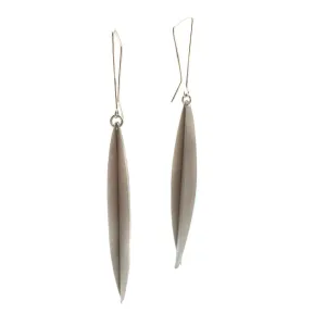 Silver Layered Leaf Earrings