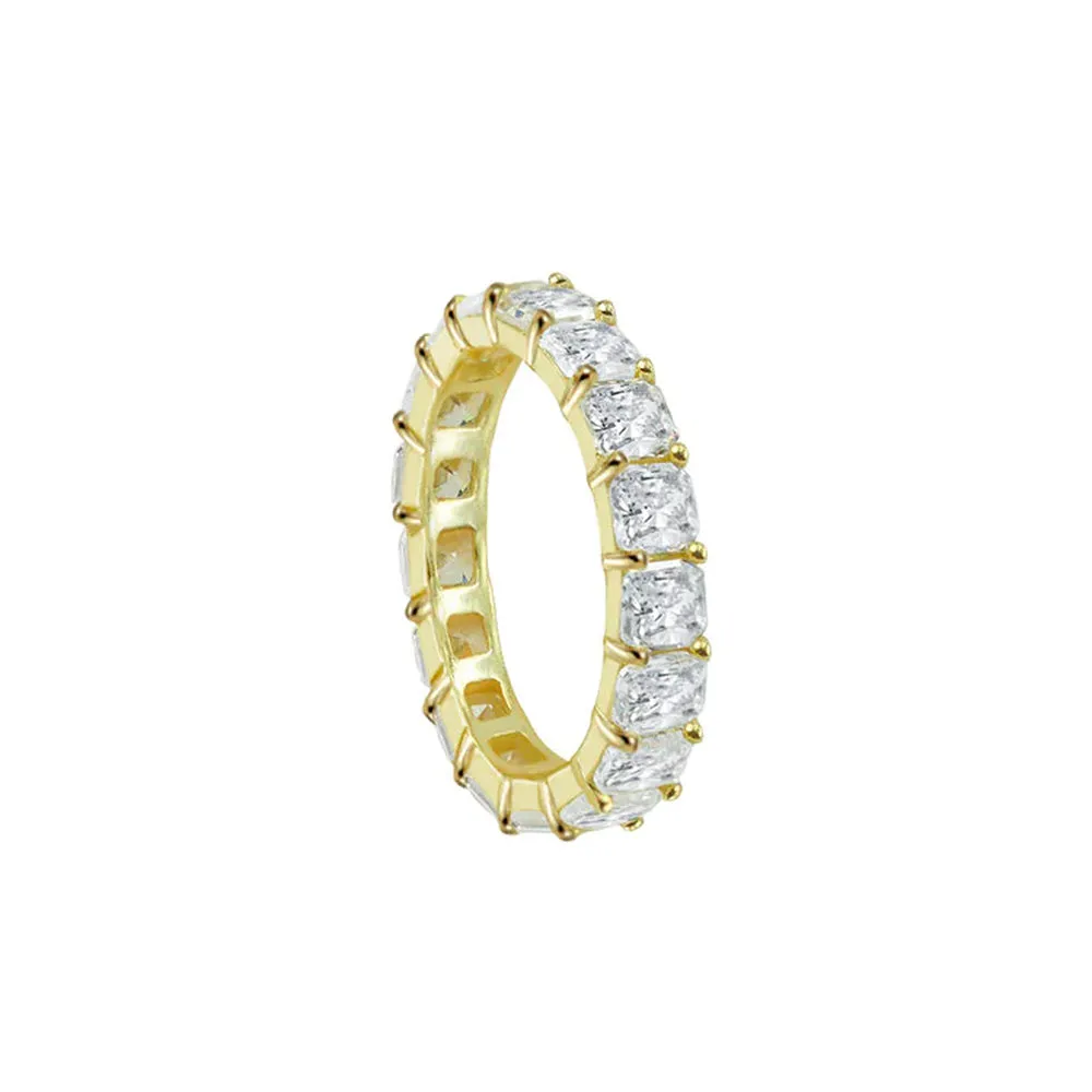 THE CUSHION CUT ETERNITY BAND