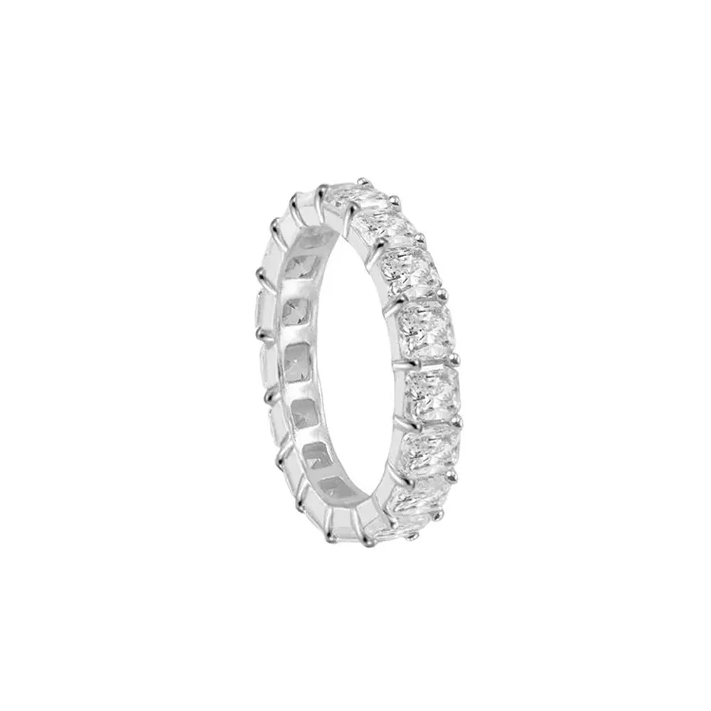 THE CUSHION CUT ETERNITY BAND