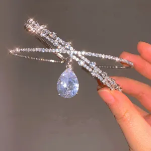 True Princess’s Crystal Tear Drop Choker Crown