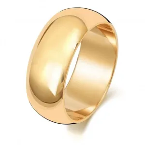 Wedding Band 18K D Shape 8mm-1.25 Wedding  Ring WQ108L