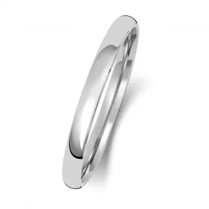 Wedding Band Platinum Slight Court 2mm-1.15 Wedding  Ring WP111L