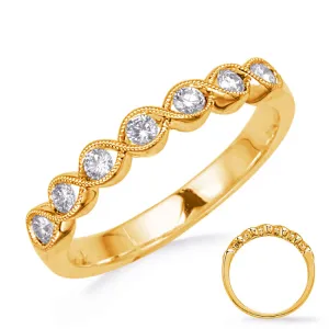 Yellow Gold Stackable Band